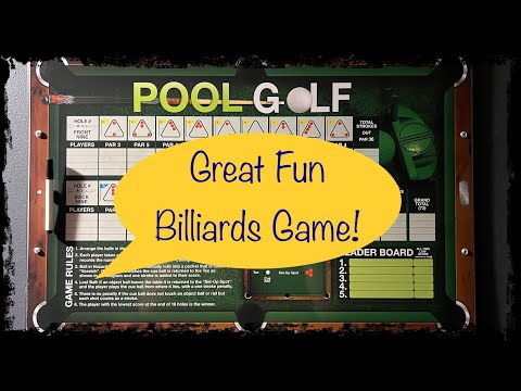 Pool Golf ⛳️ | Great Billiards Game | Is it Fun? YES! | How to Play | Example Holes | Jflowers Cue