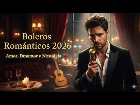 Boleros Románticos 2026 💔 Loco de Amor, Desamor y Nostalgia | Canciones para Enamorarte y Llorar