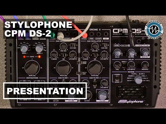 Stylophone CPM DS-2 Drone Synth SonicLAB Presentation - YouTube