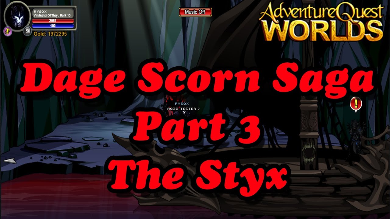 AQW - Dage Scorn Saga Part 3 (/join Styx Walkthrough)