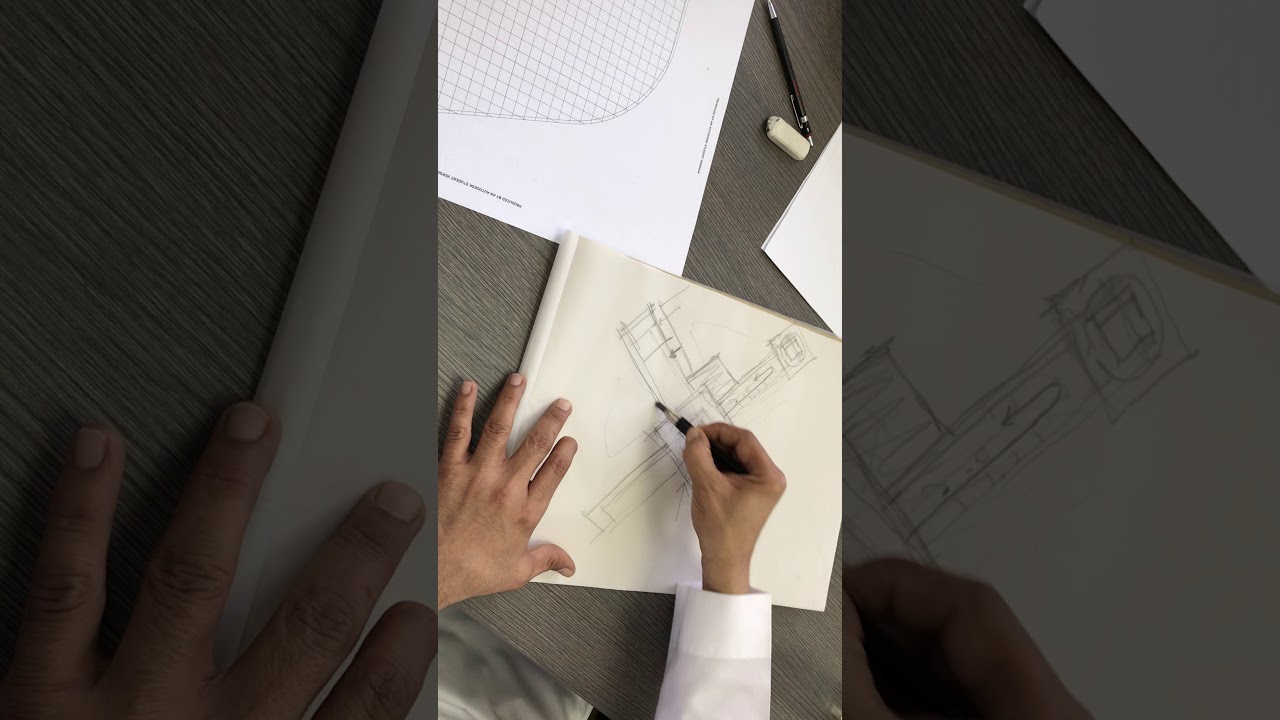 شرح طريقة تصميم مول تجاري  / الدكتور عبدالحفيظ الوافي