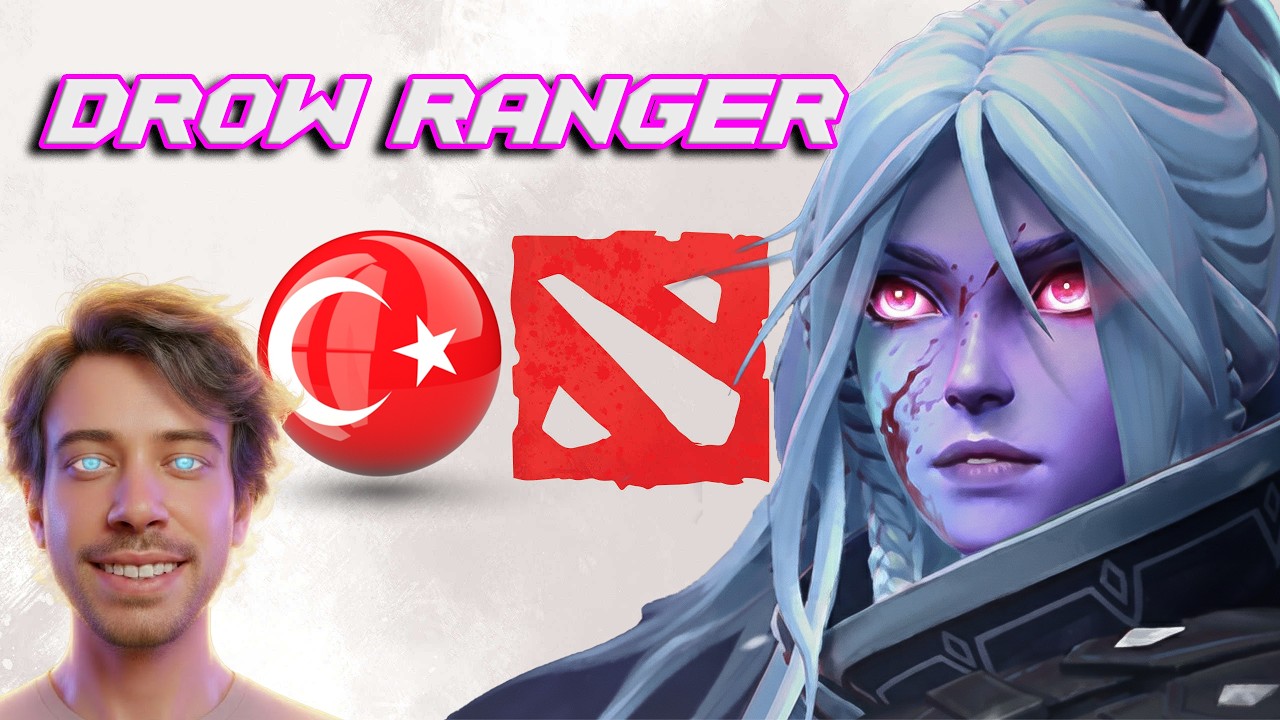 Dota 2 Türkçe TR | Drow Ranger Carry | Immortal / Dereceli