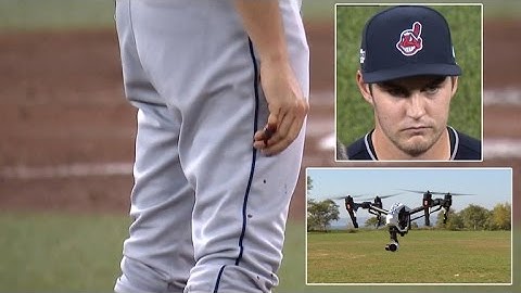MLB Pitcher Leaves Playoff Game After Finger Kept Bleeding From Drone Accident
