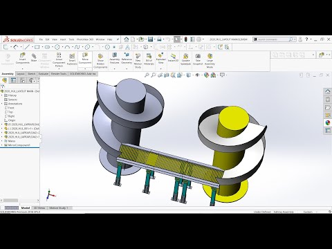SOLIDWORKS TUTORIAL | SPIRAL CHUTE | SPIRAL CONVEYOR | CAD TUTORIAL