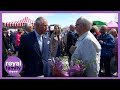 Prince Charles and Camilla Tour Historic Market in Bangor, Northern Ireland