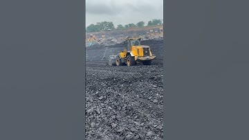455-ZX WHEEL LOADER COAL MINING WORKING VIDEO #video #jcbvideo #jcbmachine #constructionequipment