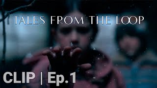 TALES FROM THE LOOP • Cole and the Girl find a 'Haunted House' - 1x01: "Loop" • Duncan Joiner