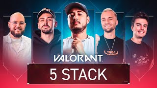 LA FIVE STACK IMPROBABLE 😂 (Valorant ft. Squeezie, HugoDécrypte, Joyca & Hiboo)