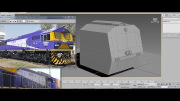 Tutorial on Modeling & Texturing a WDG 5 Bheem Locomotive Engine in 3dsmax ( Part 1)