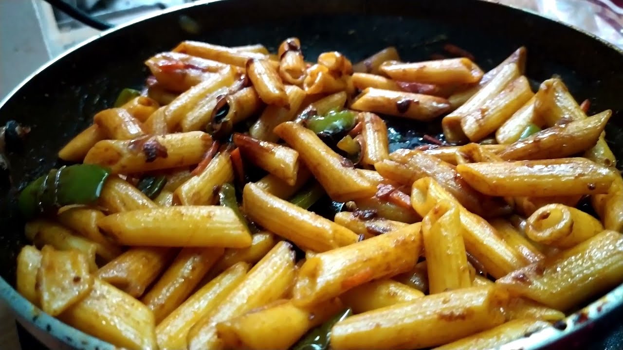 Bengali Pasta Recipe With Red Unique Sauce YouTube