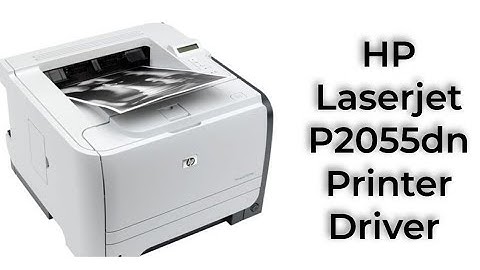 How to Download and Install HP Laserjet P2055dn Printer Driver #printer #hp
