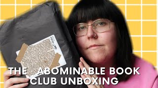 THE ABOMINABLE BOOK CLUB UNBOXING