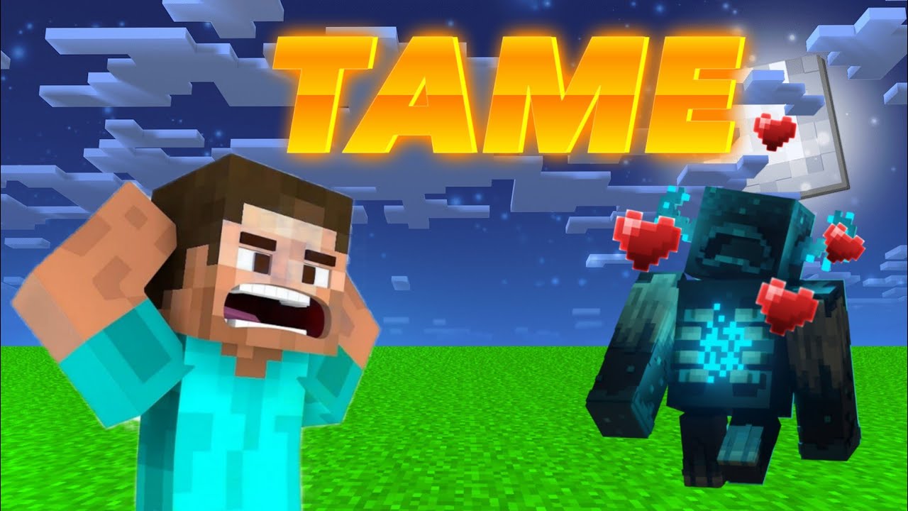Minecraft pocket edition tame wardenमाइनक्राफ्ट पॉकेट एडिशन टेम वार्डन YouTube