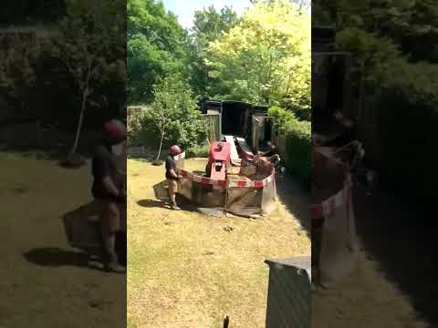 remove a tree stump in 15 seconds