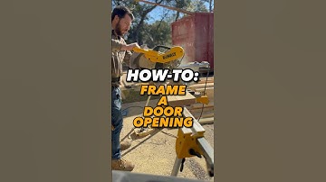 HOW-TO: 🚪 Frame an exterior door plus EXTRA tips! 🛠️ #DIY #HomeImprovement #easyhacks
