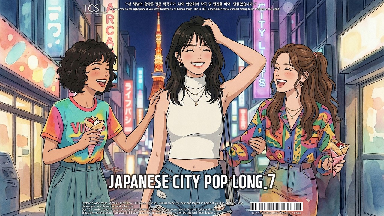 L[Playlist] 80년대 감성을 그대로 일본시티팝 롱플레이.7 [Citypop