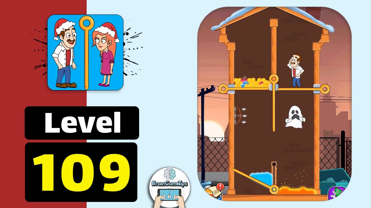 Home Pin: Pull The Pin Puzzle - Pull Him Out - Level 109 Walkthrough