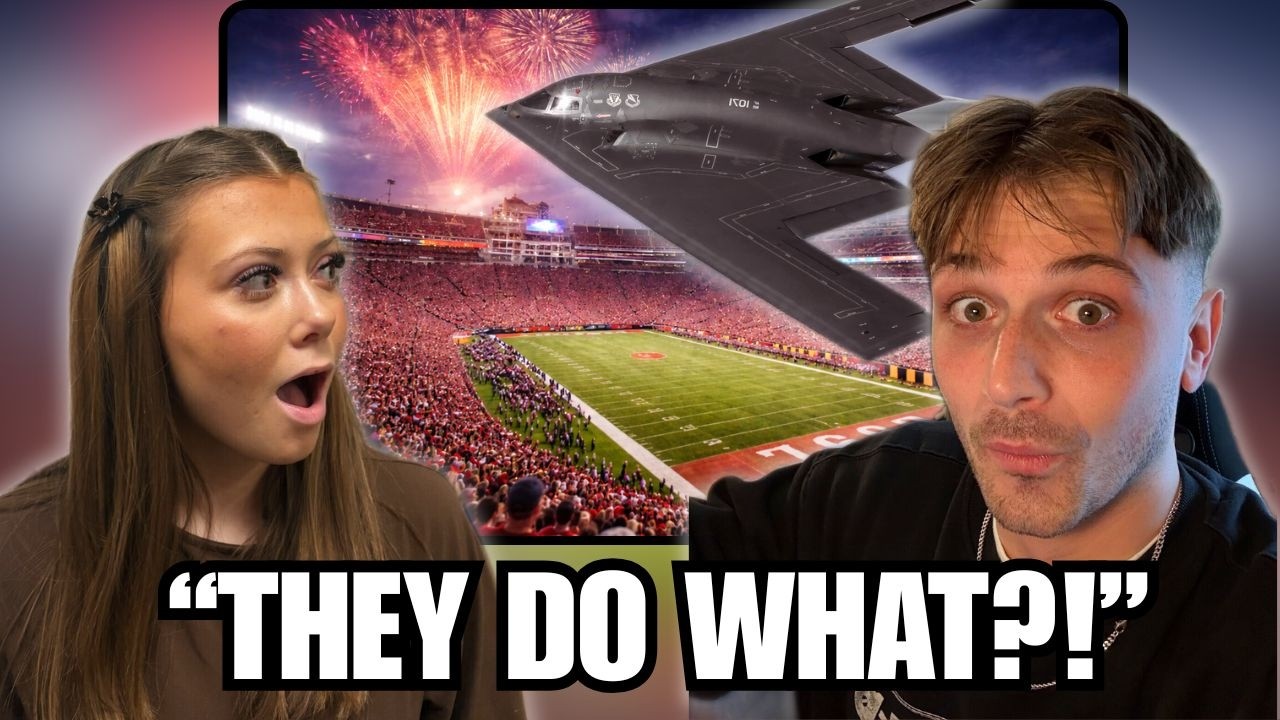 European Girl FIRST Reaction To US Flyovers!