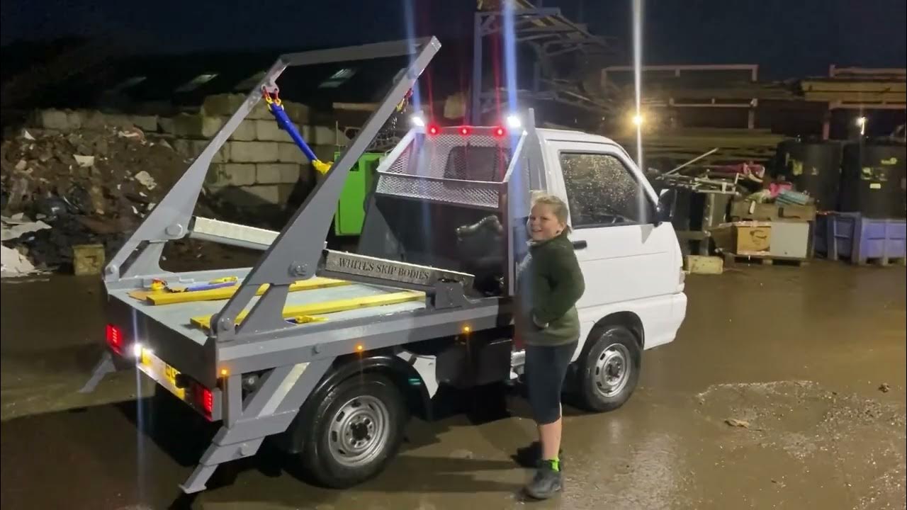 Worlds smallest fully working skip van / van skipworx.co.uk YouTube