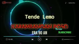 Lagu karambangan poso