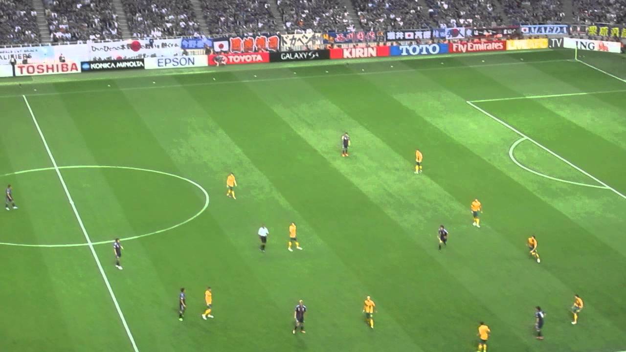 試合開始から5分間 13 6 4サッカー日本代表vs豪州代表 Youtube