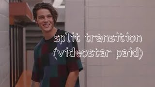 how to do a split transition (videostar paid)