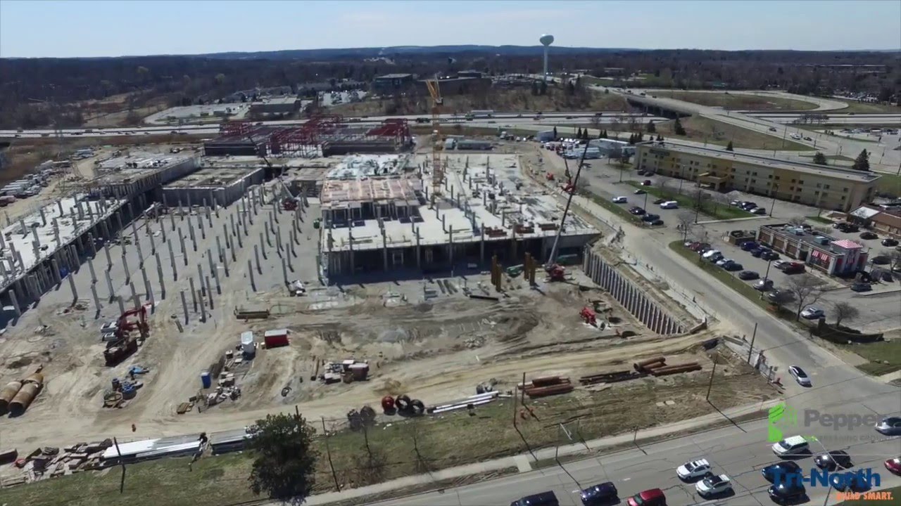 Construction Aerial The Corners of Brookfield (452016) YouTube