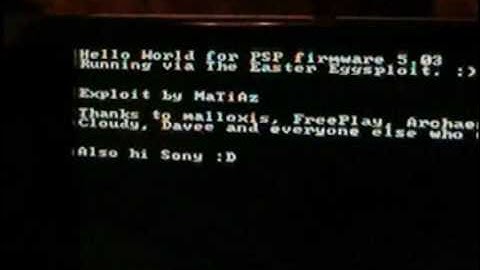 TIFF EXPLOIT PSP 3000