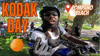 WE RODE TO KODAK DAY IN POMPANO BEACH FL (HAPPY BIRTHDAY KODAK)