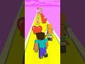 Love Run 2- Steve And Alex - Funny Animation #shorts #minecraft