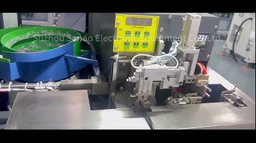 Automatic RJ45 connector crimping machine