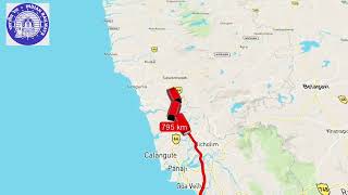 12224 Duronto Express | Ernakulam Jn To Mumbai LTT | Train Route #trainroute #trending