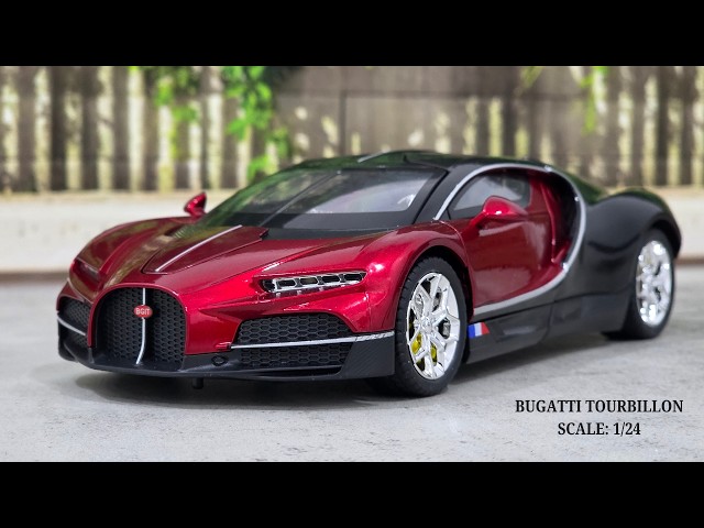 Bugatti Tourbillon Red 1:24 Scale Diecast Model Car | Chezhi