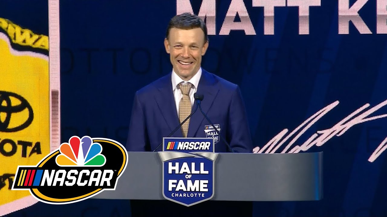 Never being satisfied got Matt Kenseth to the NASCAR Hall of Fame Motorsports on NBC