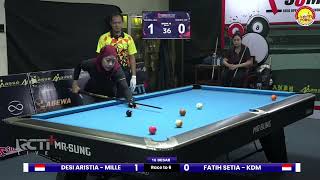 FULL MATCH SOMAC XVI & Ladies Open 2024 Desi Aristia - Mille VS Fatih Setia - KDM