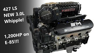 NEW 3.0L Whipple LS Engine Dyno! 1,200HP on E85!!!