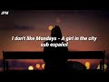 I don&#39;t Like Mondays - Girl in the City lyrics sub español