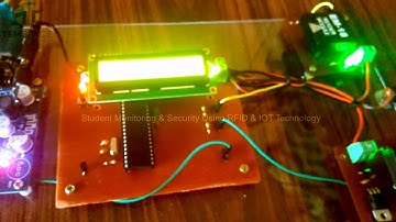Student Monitoring & Security Using RFID & IOT Technology