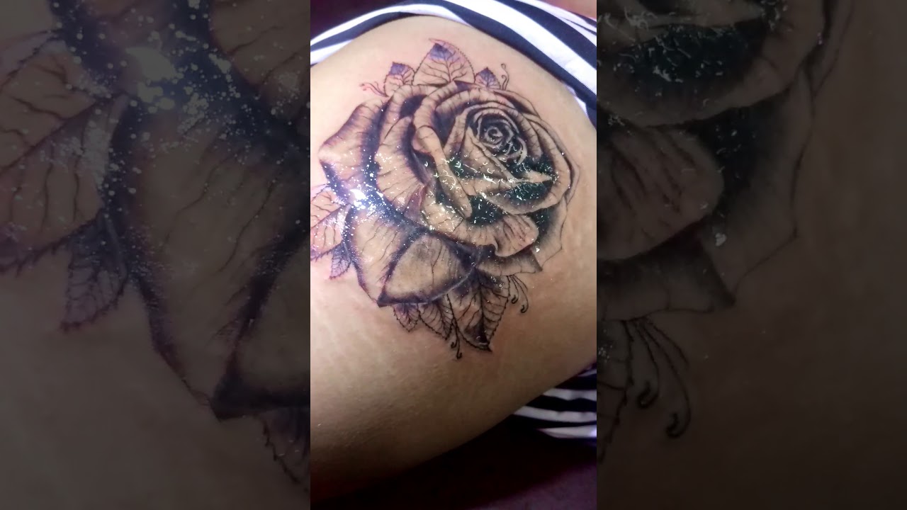 Tatuaje de una Rosa en la nalga YouTube Tatuaje de una Rosa en la nalga YouTube