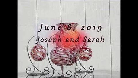 Sarah and Joe Kulick, Naperville, Ill Wedding Vase...