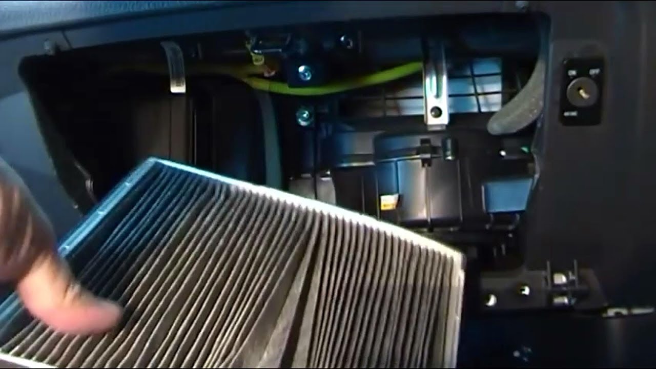 cambio filtro polen o interior habitaculo de Chevrolet Aveo de 2010 -  YouTube