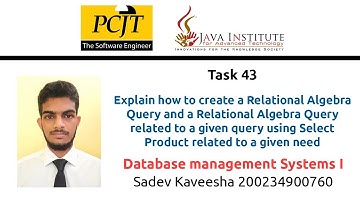 Task 43 - Database Management 1 - Question Series