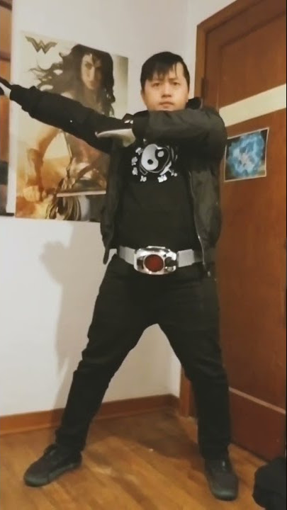 Me being Minami Kotaro in Black Sun 2022 with Original Kamen Rider Black Belt