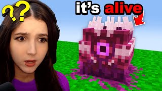 I Made BLOCKS ALIVE in her Minecraft World...