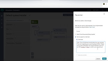 Amazon Connect - Voice mail (Manual outbound)