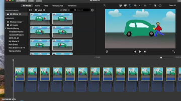 Creating your animation in iMovie