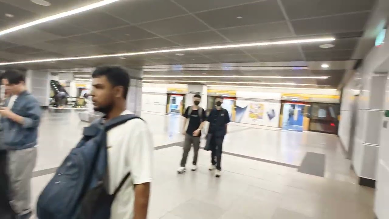 MRT Kajang Line Siemens Inspiro (set 109) arriving and departing at TRX ft.Ducky (set 230).