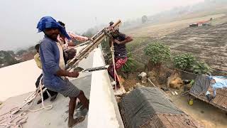 Jhoole Par Kaam kaise Kiya, Jata Hai kaise lagayen l First Stap Home Construction Making