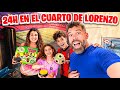 24 HORAS en el NUEVO CUARTO de LORENZO!