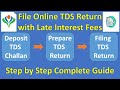 Prepare and File TDS Return/Statement with Interest Complete Guide